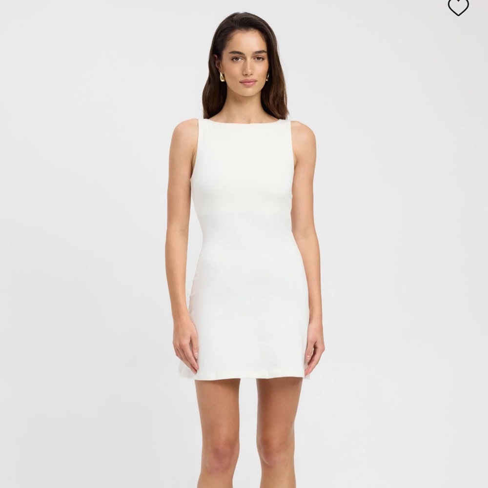 NWT KOOKAI CARRIE MINI DRESS IN COCONUT MILK- 0